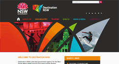Desktop Screenshot of destinationnsw.com.au